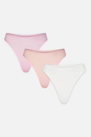 Cloud Cotton Thong in Bermuda (Pack)